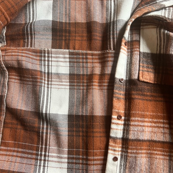 Neutral brown flannel - Picture 5 of 6